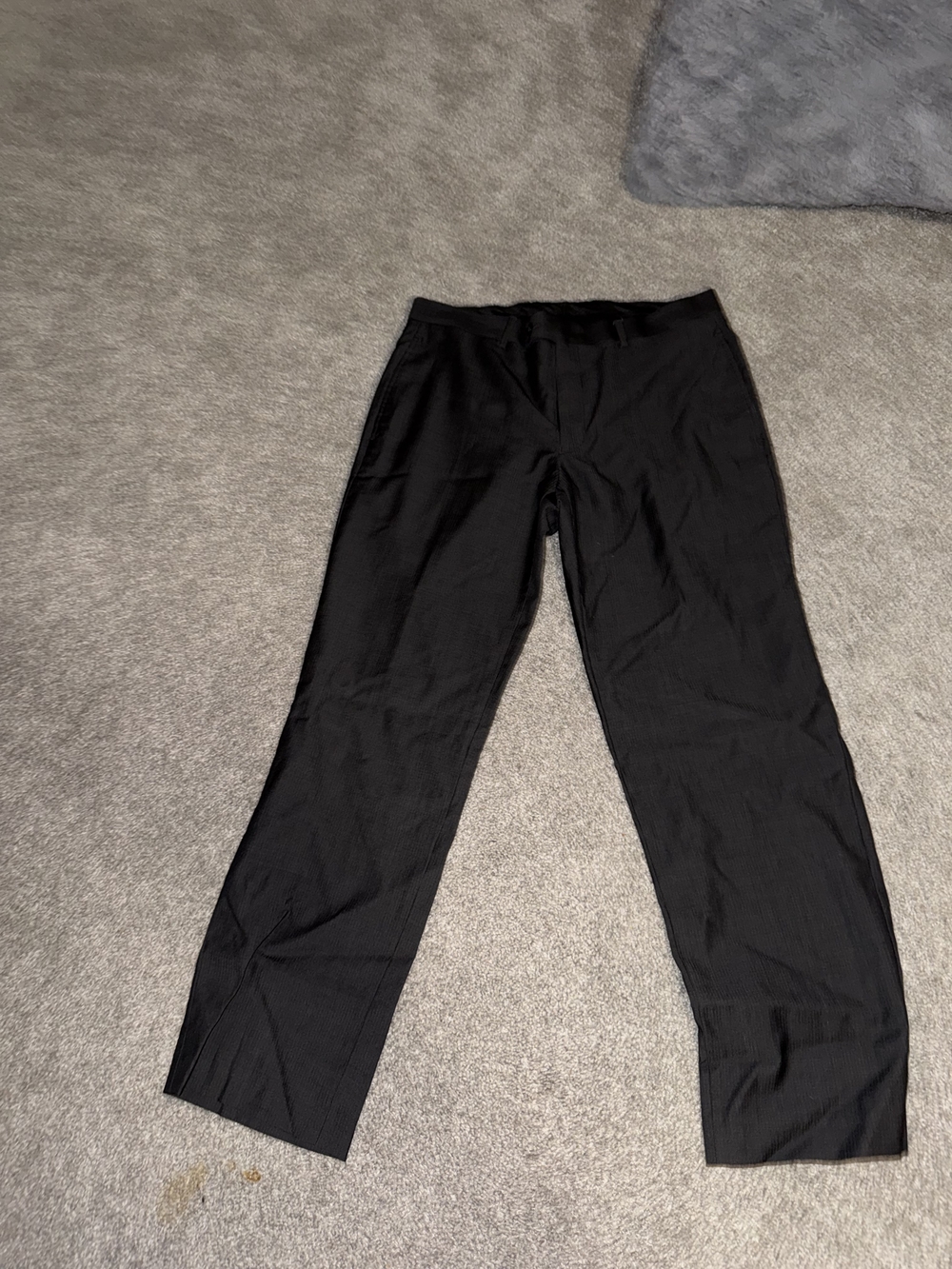 Calvin Klein Black Straight-Leg Dress Pants
